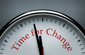 Time for Change clock