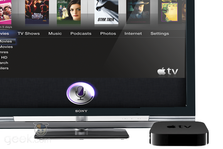 apple tv and siri image