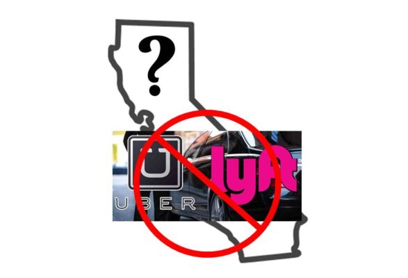 will lyft and uber leave california?