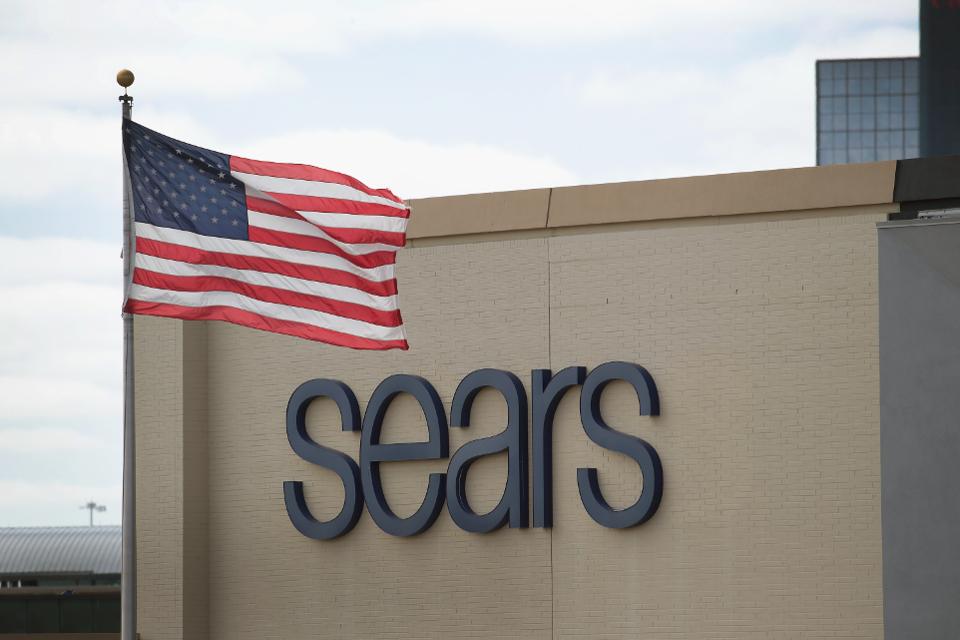 sears store and US flag