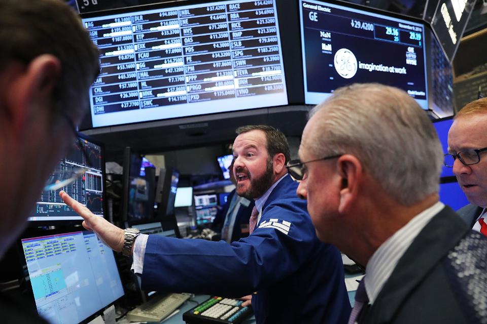 traders after trump victory Getty